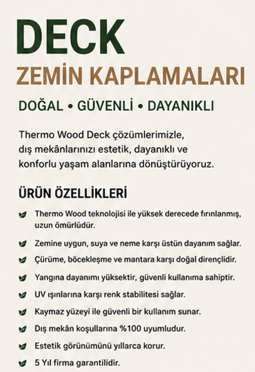 Borneo Ahşap Deck