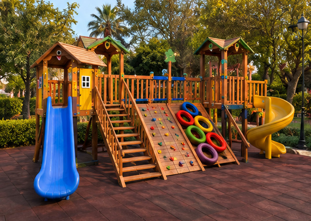 Gökkuşağı Ahşap Oyun Parkı