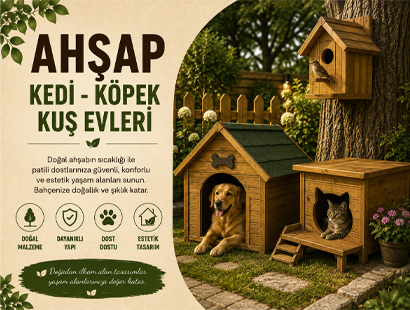 Kedi - Köpek - Kuş Evleri
